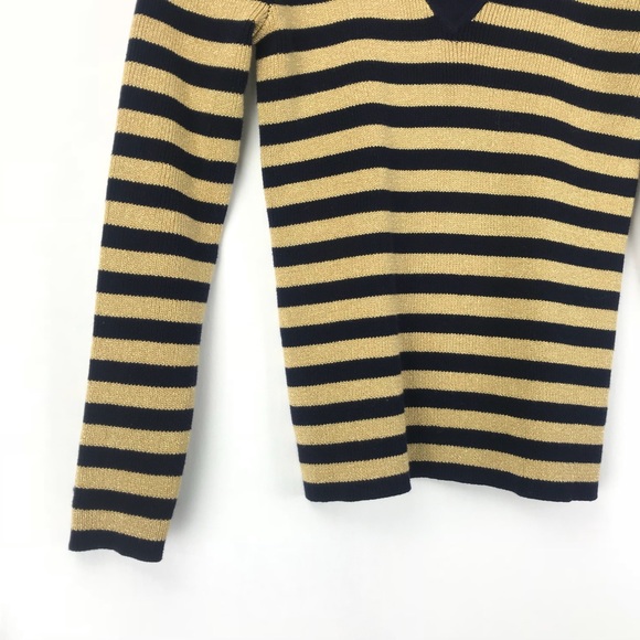Ralph Lauren | Metallic Striped Sweater - Picture 2 of 8